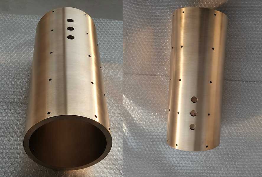 Kuningan CNC Part ngedongkrak Industrial Precision