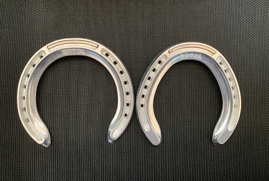 Horseshoe aluminium panas sing diduweni panas