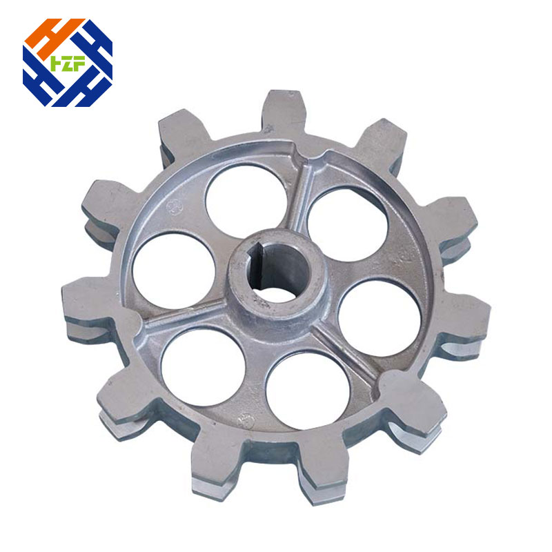 Aluminium Casting Drive Wheel Cocog kanggo Chains karo 70 Mm Disc Jarak