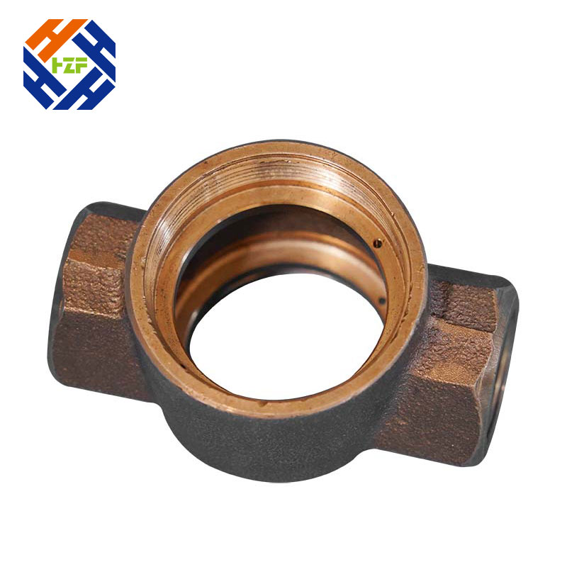 Pipa Fitting Ngurangi Tee Cast Bronze Valve